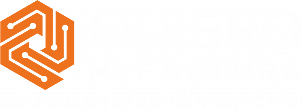 Logo Quiero Mi Factura White